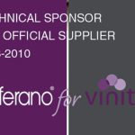 Zafferano official glass of Vinitaly 2008-2010